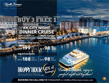 Tablet Screenshot of northborneocruises.com